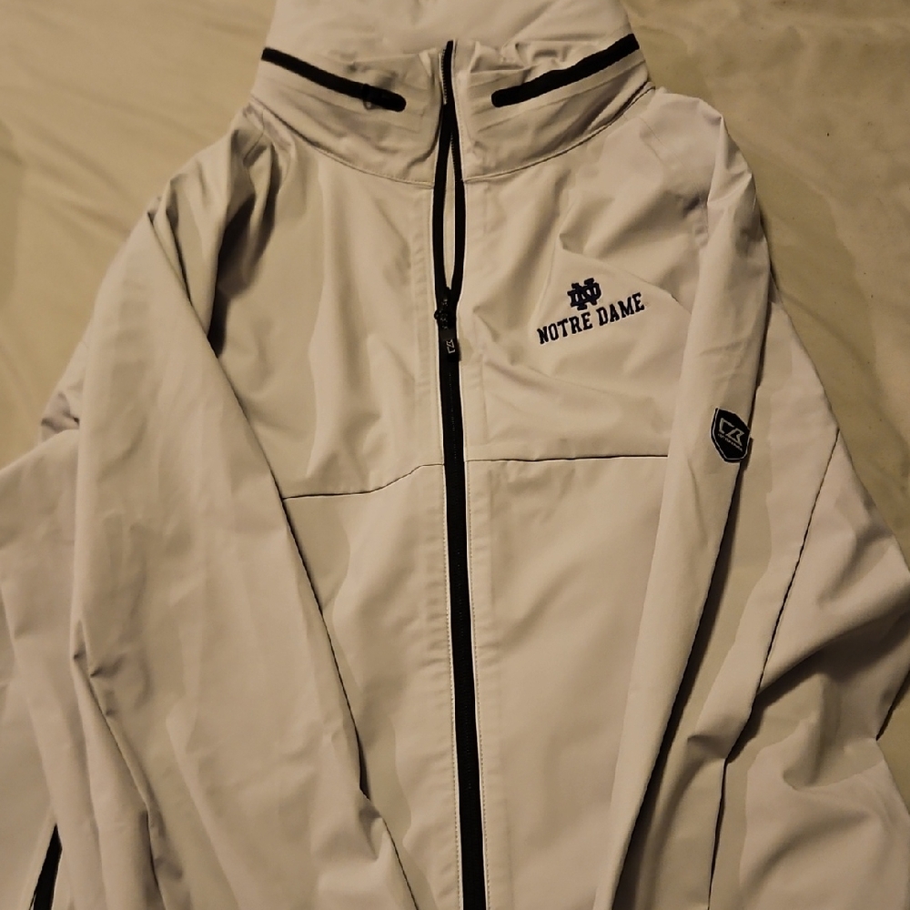Cutter & Buck Gray Windbreaker Jacket